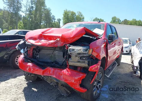 2021 Chevrolet Silverado 1500 4Wd Short Bed Rst из США, поврежденный, VIN 3GCUYEED7MG154371